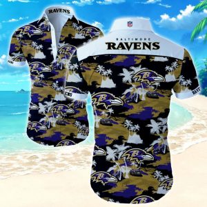 Baltimore Ravens Hawaiian Shirt Summer Button Up