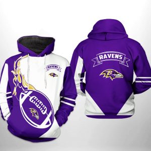 Baltimore Ravens NFL Classic 3D Printed Hoodie/Zipper Hoodie