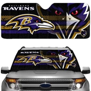 Baltimore Ravens Universal Car Auto Sun Shade