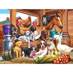 Barnyard Puppy Pals Jigsaw Puzzle Set