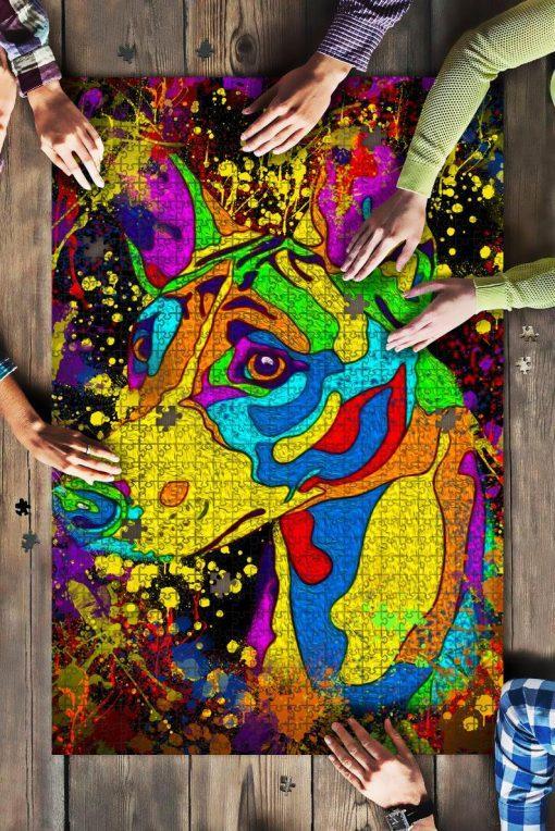 Basenji Dog Colorful Jigsaw Puzzle Set