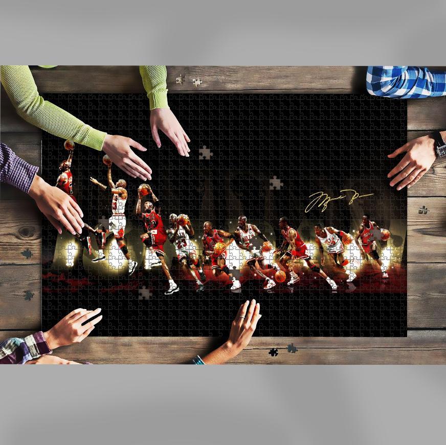 Basketball Michael Jordan Rookie Legends Jigsaw Puzzle Set Basketball Michael Jordan Rookie Legends Jigsaw Puzzle Set