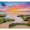 Beach At Sunset Jigsaw Puzzle Set