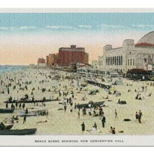 Beach Scene New Convention Hall? Jigsaw Puzzle Set