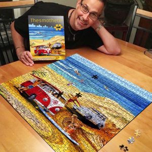 Beach Vans Car Jigsaw Puzzle Set