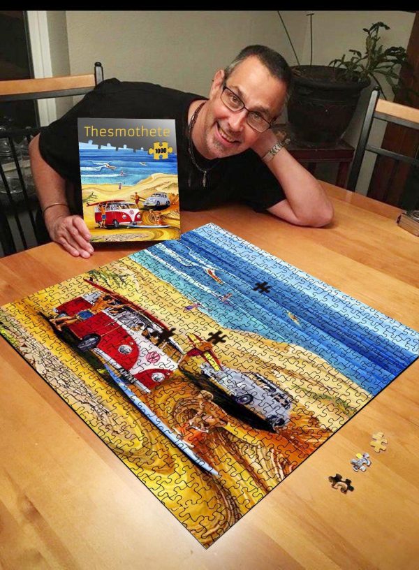 Beach Vans Car Jigsaw Puzzle Set