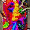 Beagle Watercolor Art Jigsaw Puzzle Set