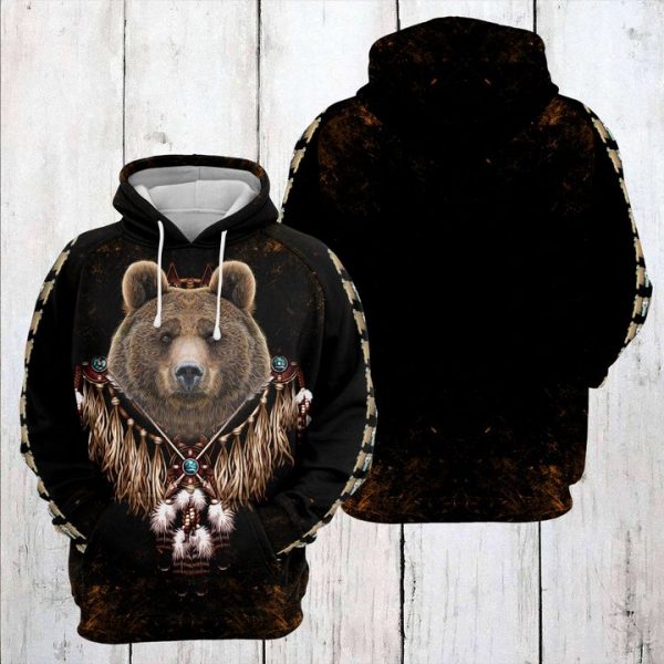 Bear Native Dreamcatcher 3D Printed Hoodie/Zipper Hoodie