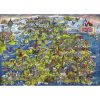 Beautiful Britain Uk Map Jigsaw Puzzle Set