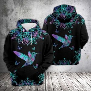 Beautiful Hummingbird 3D Printed Hoodie/Zipper Hoodie