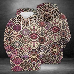 Beautiful Mandal 3D Printed Hoodie/Zipper Hoodie