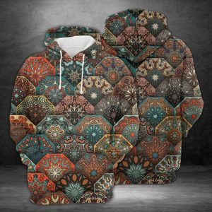 Beautiful Mandala 3D Printed Hoodie/Zipper Hoodie