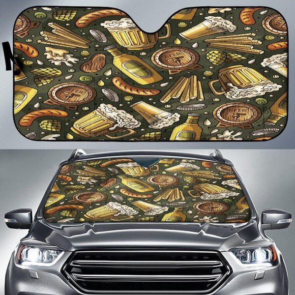 Beer Car Auto Sun Shade