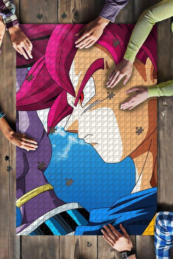 Beerus Super Saiyan God Goku Dragon Ball Z Battle Of Gods Jigsaw Puzzle Set