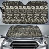 Beige Aztec Car Auto Sun Shade