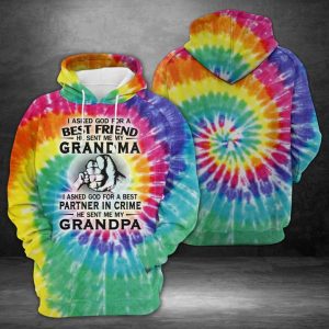 Best Grandma And Grandpa 3D Printed Hoodie/Zipper Hoodie