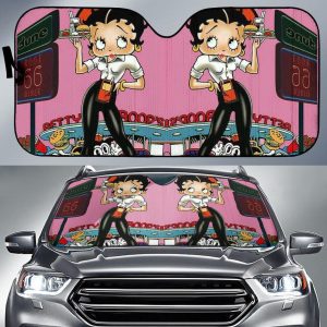 Betty boop car sun cheap shade