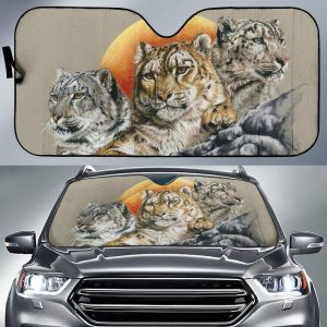 Big Cat Family Car Auto Sun Shade