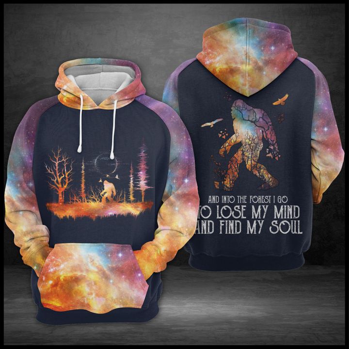 Bigfoot Forest 3D Printed Hoodie/Zipper Hoodie Bigfoot Forest 3D Printed Hoodie/Zipper Hoodie