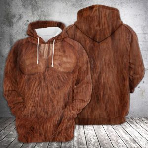Bigfoot Skin 3D Printed Hoodie/Zipper Hoodie