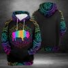 Bison 3D Printed Hoodie/Zipper Hoodie