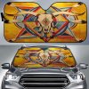 Bison Yellow Native American Car Auto Sun Shade