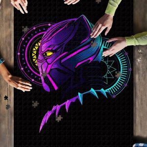 Black Panther Dark Jigsaw Puzzle Set