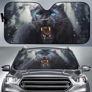 Black Panthers Car Auto Sun Shade