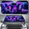 Black Pink Drivings Car Auto Sun Shade