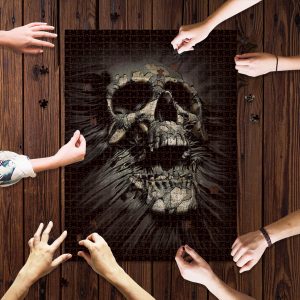 Black Skull ? Jigsaw Puzzle Set