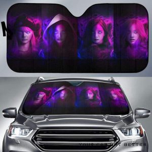 Blackpink Neon Car Auto Sun Shade