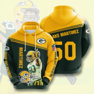 Blake Martinez Green Bay Packers 3D Printed Hoodie/Zipper Hoodie