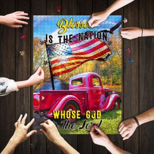 Blessed Is The Nation Whose God Is The Lord Jigsaw Puzzle Set