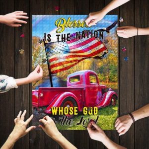 Blessed Is The Nation Whose God Is The Lord Jigsaw Puzzle Set