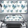Blossom Blue Butterfly Car Auto Sun Shade