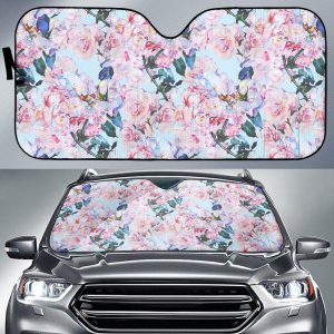 Blossom Floral Flower Car Auto Sun Shade