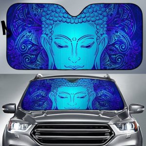 Blue Buddha Car Auto Sun Shade