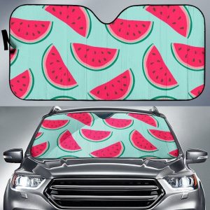 Blue Cute Watermelon Car Auto Sun Shade