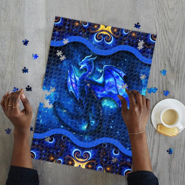 Blue Dragon Jigsaw Puzzle Set