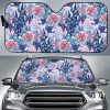 Blue Fairy Rose Unicorn Car Auto Sun Shade