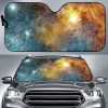 Blue Orange Stardust Galaxy Car Auto Sun Shade
