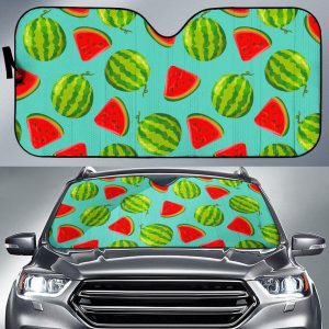 Blue Summer Watermelon Car Auto Sun Shade