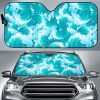 Blue Surfing Wave Car Auto Sun Shade