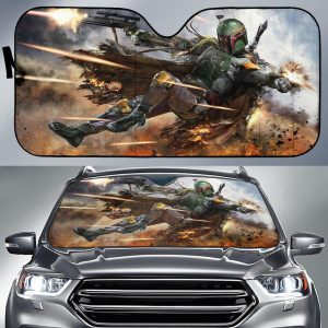Boba Fett Car Auto Sun Shade
