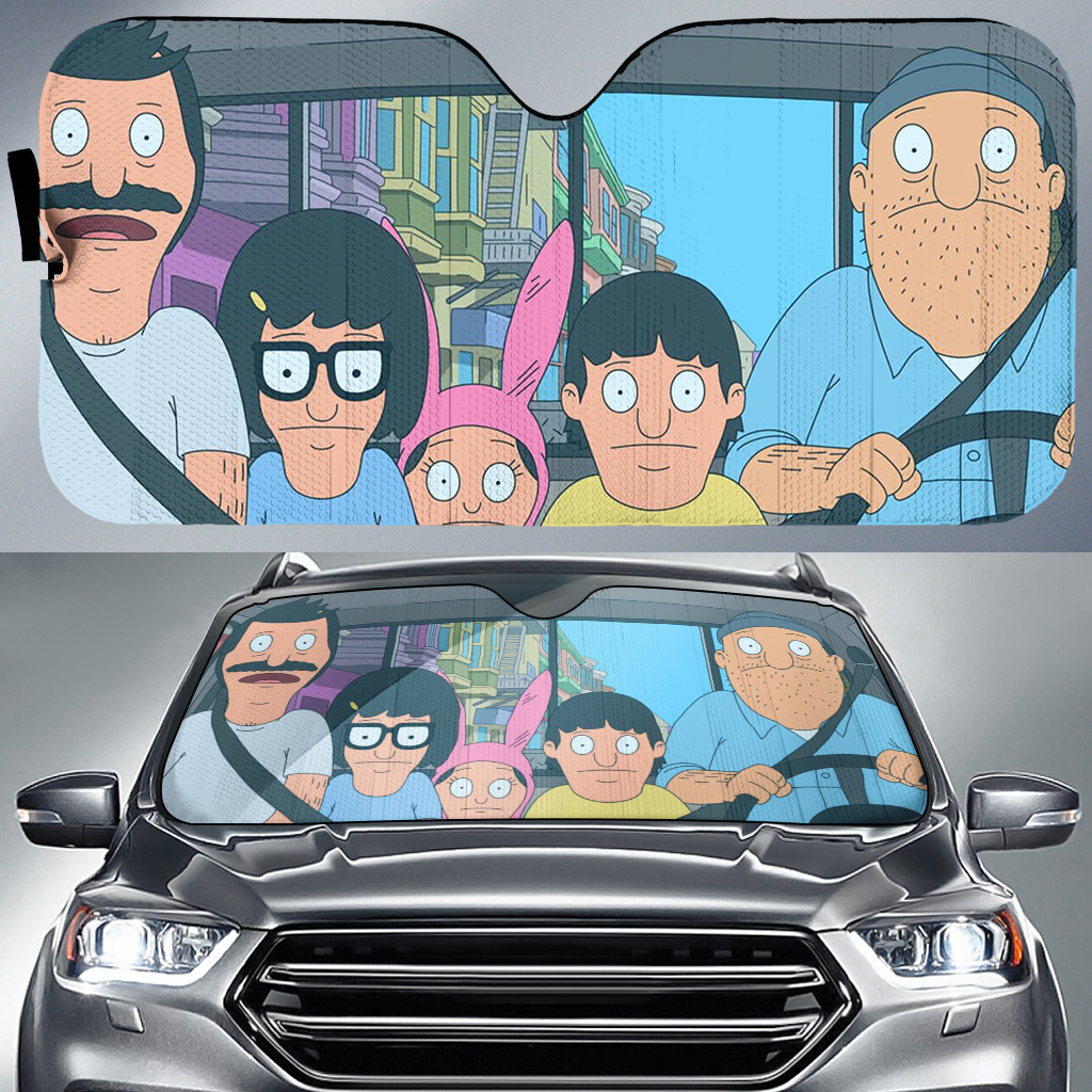 Bobs Burgers Car Auto Sun Shade Bobs Burgers Car Auto Sun Shade