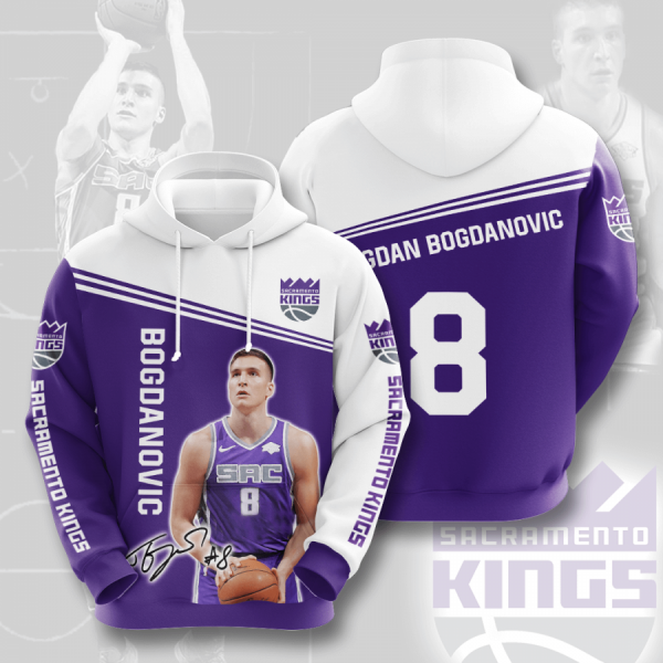 Bogdan Bogdanovic Sacramento Kings 3D Printed Hoodie/Zipper Hoodie