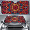 Bohemian Native Mandala Car Auto Sun Shade