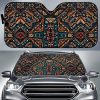 Boho Tribal Aztec Car Auto Sun Shade