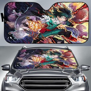 Boku No Hero Academia Izuku Midoriya Katsuki Bakugou Car Auto Sun Shade