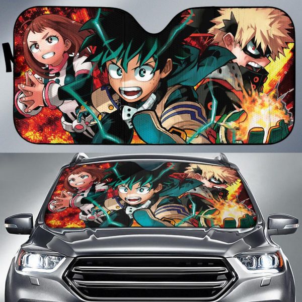 Bokus My Hero Academia Manga Car Auto Sun Shade